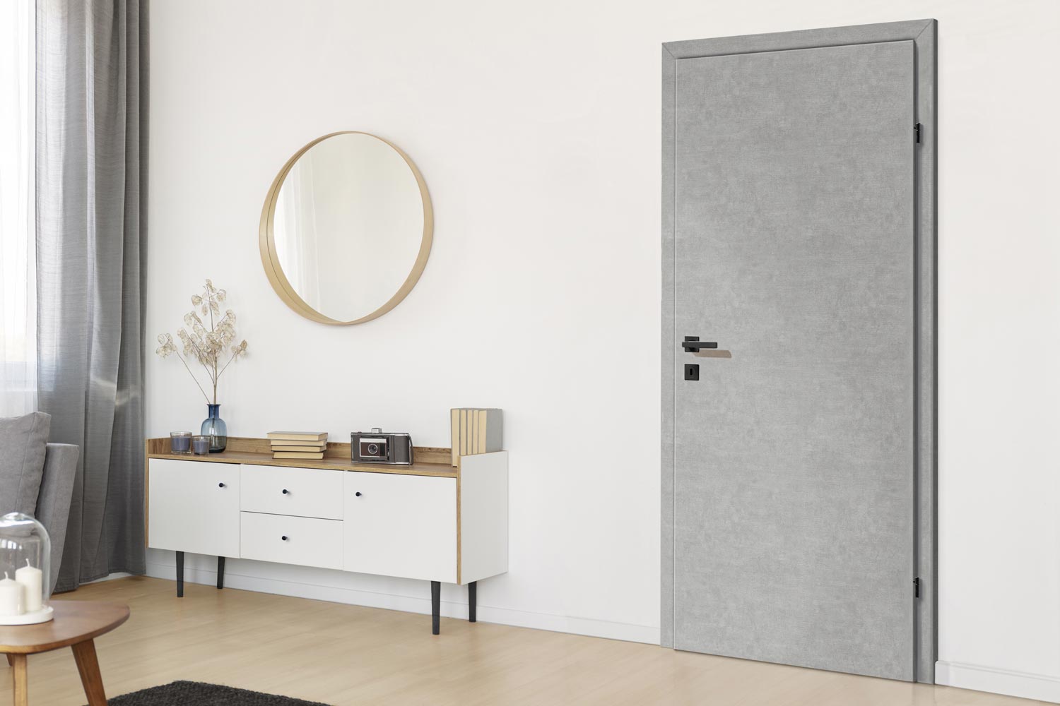 Kunex Laminattüre CPL-Valeur-Grau